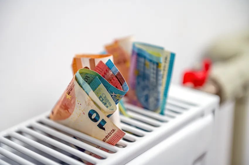 Familie met een warmtepomp